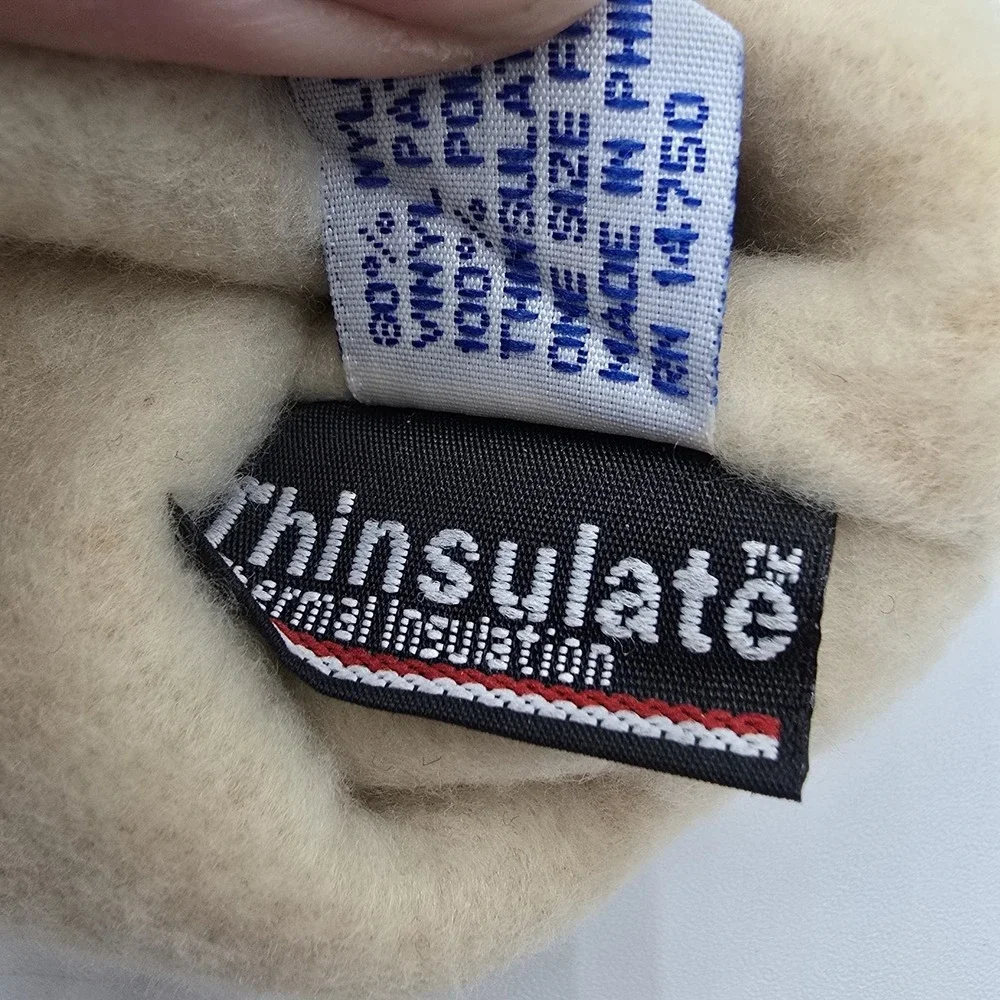 Vtg womens BLACK‎ WINTER GLOVES one size fits most Thinsulate